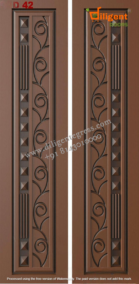 DEPL SDD 42 Teakwood carving door- Double