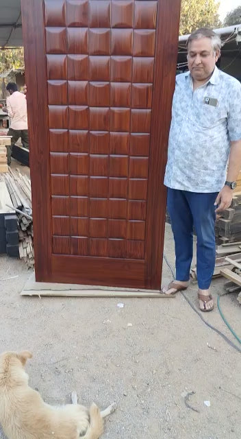 Teakwood Cadbury Carving door