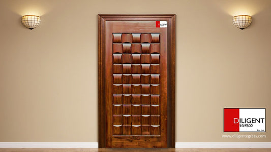 Teakwood Cadbury Carving door