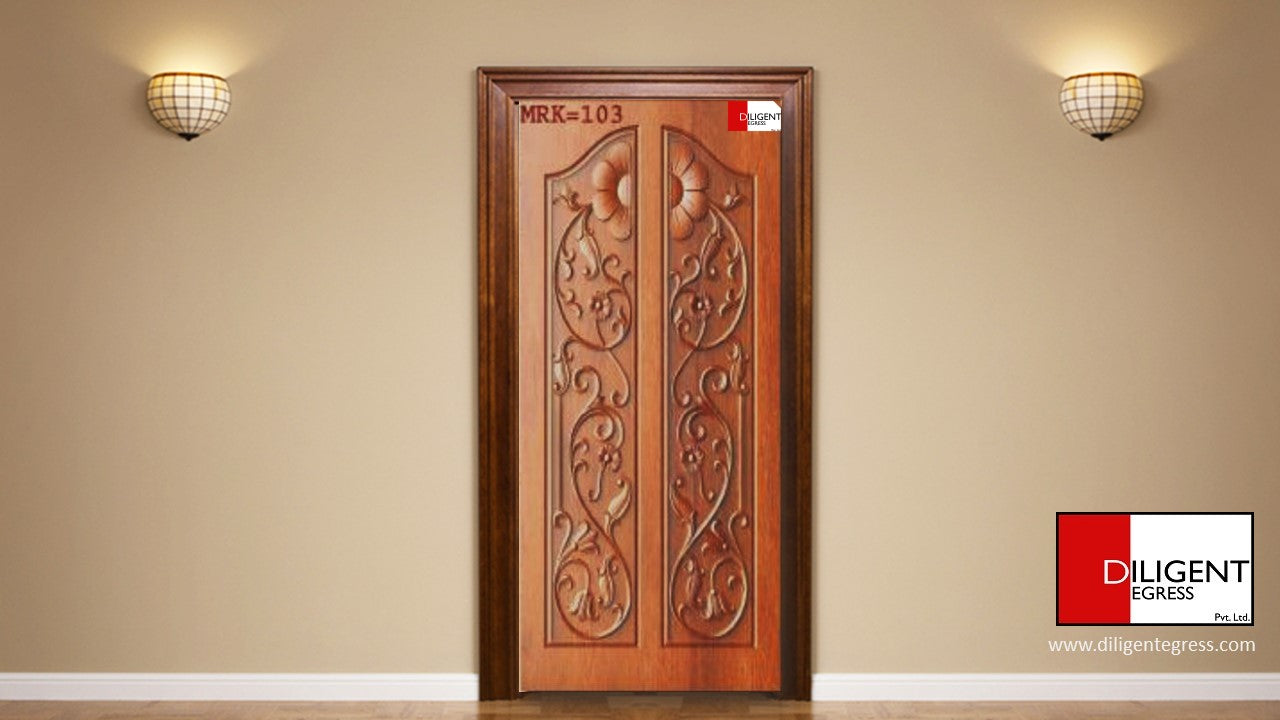 Teak door Double Leaf DEMRK103