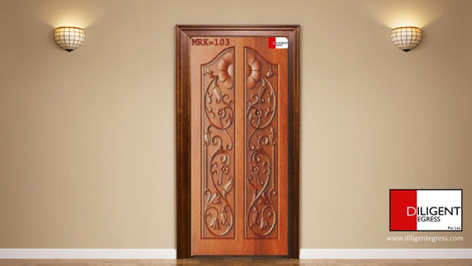 Teak door Double Leaf DEMRK103