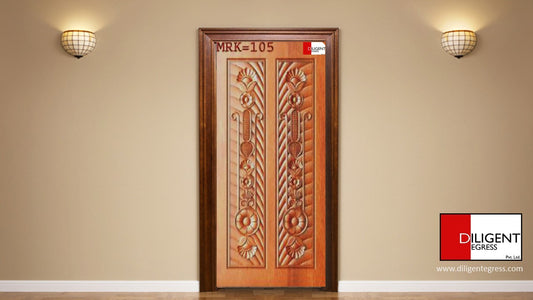 Teak door Double Leaf DEMRK105