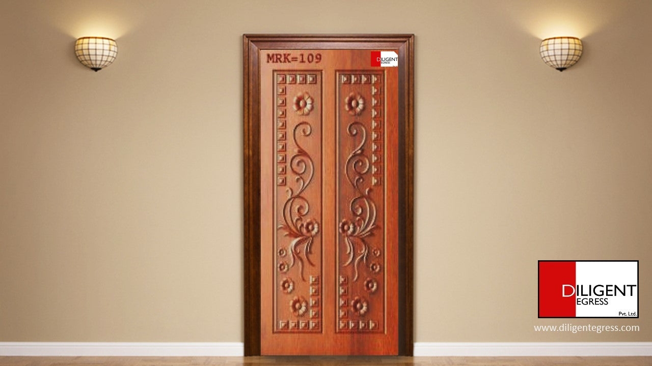 Teak door Double Leaf DEMRK109