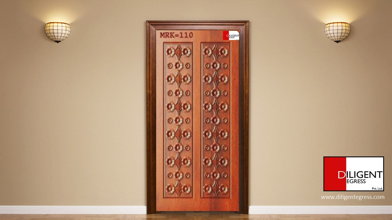 Teak door Double Leaf DEMRK110