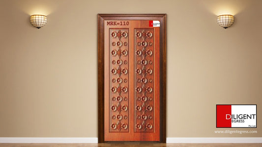 Teak door Double Leaf DEMRK110