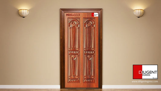 Teak door Double Leaf DEMRK113