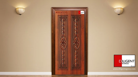 Teak door Double Leaf DEMRK135