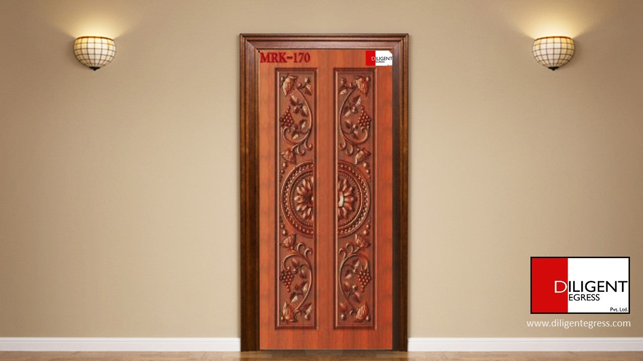 Teak door Double Leaf DEMRK170 Luxury