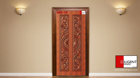 Teak door Double Leaf DEMRK170 Luxury