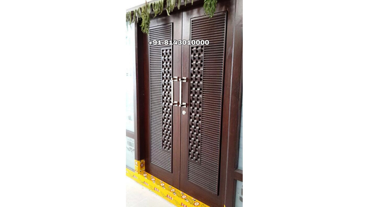 Teak door Double Leaf Matt WA-DCD-05